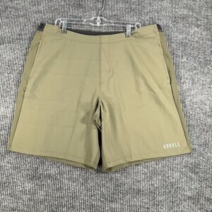 NoBull Shorts Mens 3XL Green Workout CrossFit Gym Active Casual Drawstrings
